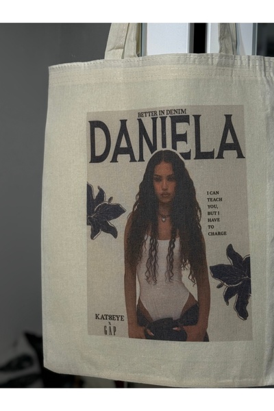 redame Daniela Katseye Kpop idol Y2K Bez çanta Tote Bag gnarly gabriela