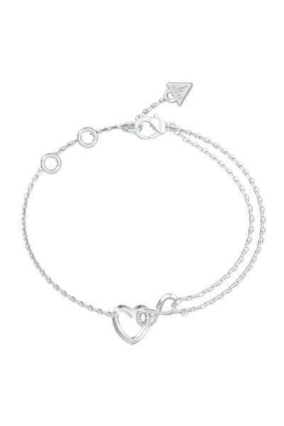 Guess JGUJUBB05531JWRHS سوار نسائي على شكل قلب