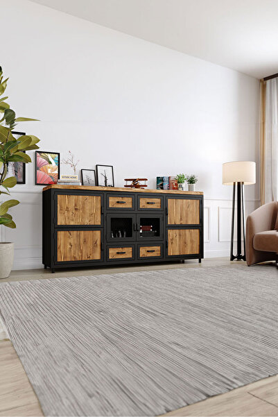 KIYMIK HOME Lotus Konsol – Size Özel Üretim - Gerçek Ağaç - Köknar