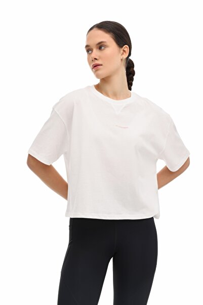 lumberjack WL 11KRONS 6FX Ecru ženska majica kratkih rukava T-shirt