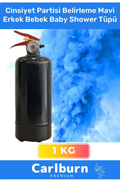 Carlburn Premium Ambalajı Yazısız İbaresiz 1 Kg Cinsiyet Partisi Belirleme Ma...