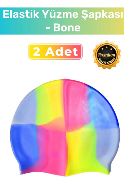 Carlburn Водоустойчива силиконова шапка за плуване - шапка за басейн и море, ...