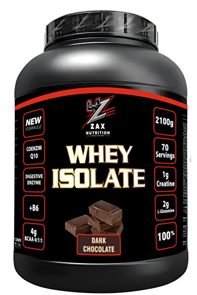 zax nutrition بروتين مصل اللبن من آيزول 2100 جرام بنكهة الشوكولاتة
