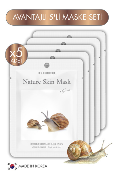 FOODAHOLIC Kuru Ciltler Için Salyangoz Özlü Nemlendirici Yaşlanma Karşıtı Yap...