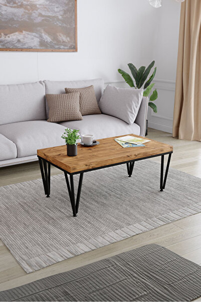 KIYMIK HOME 4008 Orta Sehpa Size Özel Üretim Gerçek Ağaç - Köknar
