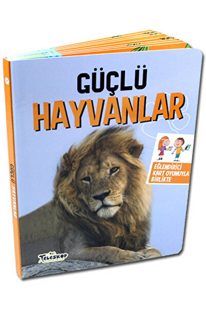 Teleskop Popüler Bilim Güçlü Hayvanlar - Karton Kitap