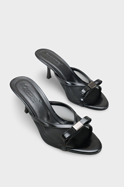 Capone Outfitters Robbi Pointed Toe Mesh Bowknot Medium Heeled Stylish Women'...