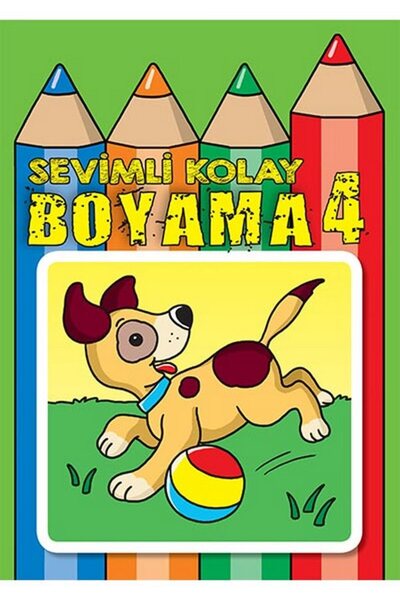 Parıltı Yayıncılık Cute Easy Coloring 4 - Glitter Publications
