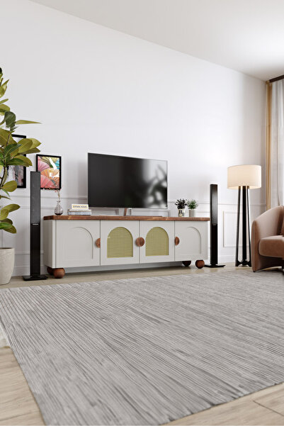 KIYMIK HOME Bohem Tv Ünitesi Size Özel Üretim - Gerçek Ağaç - Köknar - Beyaz