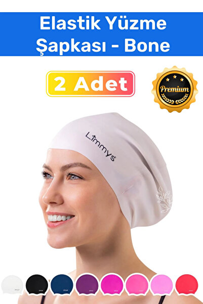 Carlburn Premium Su Geçirmez Silikon Yüzücü Havuz Ve Deniz Bonesi Elastik Yüz...