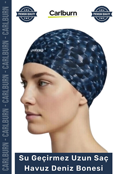 Carlburn #Bone Uzun Saç Kaymaz Su Geçirmez Sızdırmaz Yüzücü Havuz Deniz Bones...