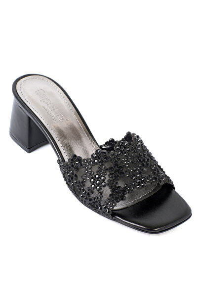 Capone Outfitters Lois Flat-Toe Stoned Medium Heeled Stylish Women's Wedding ...