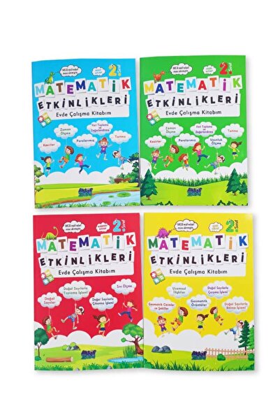 Genel Markalar 2. Sınıf Matematik Etkinlikleri - 4 Kitap