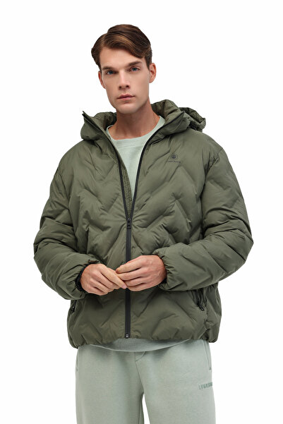 lumberjack ML HENRY COAT 25N17 5PR Haki Erkek Kısa Kaban