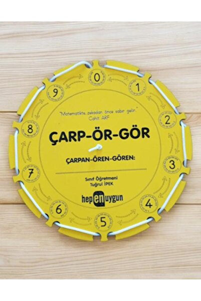 heptex Ahşap Çarp Ör Gör Ritmik Saymayı Kolay Öğrenme Materyali