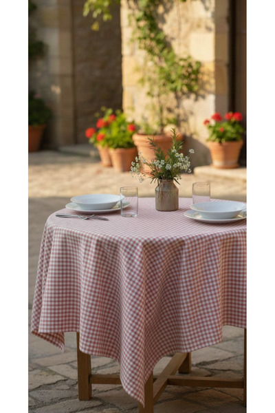 serelya Checkered Red Tablecloth, Checkered Picnic Cloth - Plaid Red Checkere...