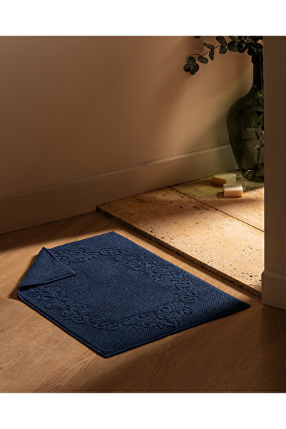 Madame Coco منشفة قدم نوريس - أزرق داكن - 50x70 سم