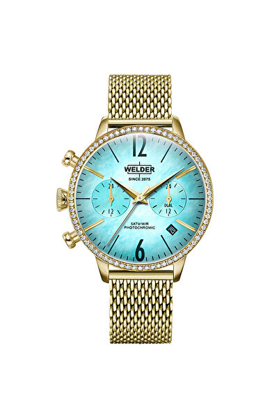 Welder WWRD100G 38 mm Pırlantalı Kadın Kol Saati