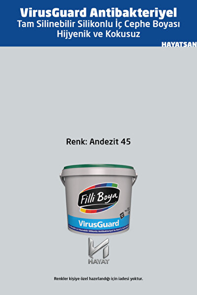 Filli Boya VirusGuard --Tam Silinebilir - Yıkanabilir Silikonlu İç Cephe Boya...