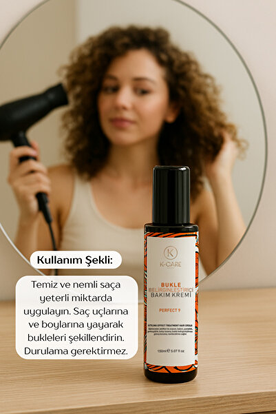 K K-CARE Cosmetics Kıvırcık Saçlar Için Bukle Belirginleştirici Kremi 150 ml