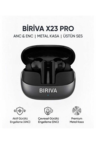 BİRİVA X23 Pro Anc-Enc Gürültü Engelleyici Bluetooth Kulaklık Tüm Telefonlar ...