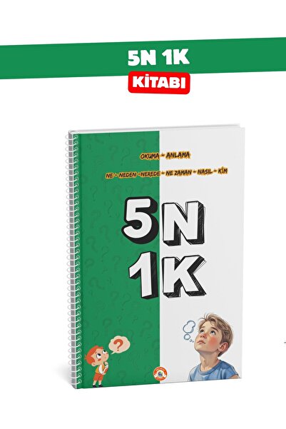 Esen Yayınları 5N 1K OKUMA VE ANLAMA KİTABI ÖZEL EĞİTİM/REHABİLİTASYON