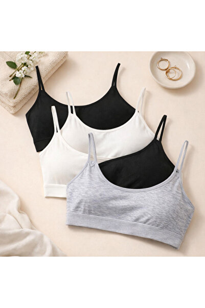 Twentyipek 5-Pack Women's Colorful Strap Padded Sports Bra Half Tank Top