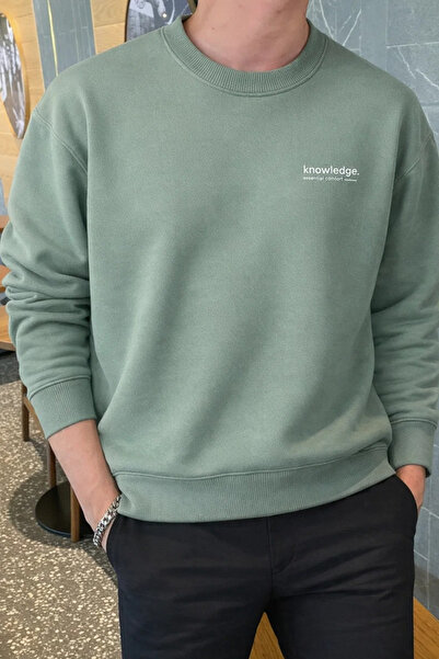 COMBİNE MİCHAİL Hanorac pentru bărbați din bumbac imprimat cu Knowledge