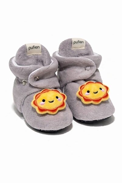 pufien Bebek Pandufu, Peluş Oyuncaklı Bebek Ev Ayakkabısı, Kaydırmaz Tabanlı,...
