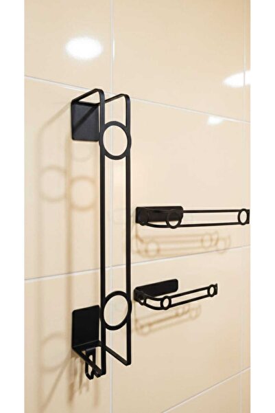 edil tasarim حامل مناشف، حامل ورق التواليت، 3 قطع في مجموعة واحدة للحمام، طقم...