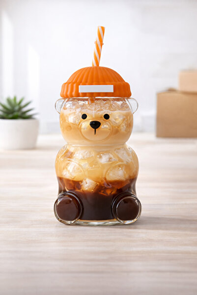 WERONY Capone Barista Borosilicate Glass with Straw, 580 ml