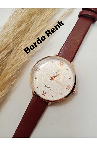 Brality Retro Model Numeral Round Design - Bordo Color Cord (Flat) - Rose Col...