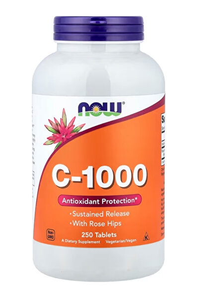 Now Foods Supplements, Vitamin C-1000 with Rose Hips, Sustained Release, Anti...