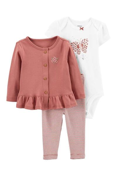 Carter's Kız Bebek Hırkalı Set
