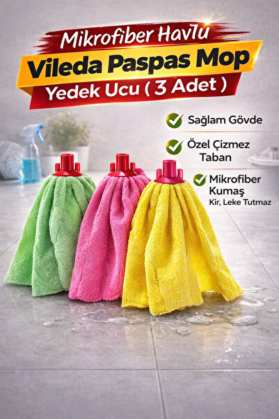 fine class ( 3 ADET ) Ultra Emici Mikrofiber Mop Yedek Ucu 3’lü – Derinlemesi...