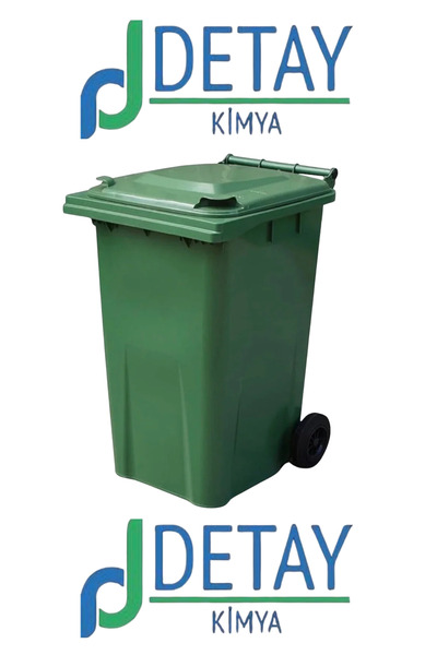 Genel Markalar Detay Yeşil Çöp Konteyneri Çöp Kovası 240 Litre Konteyner A Is...