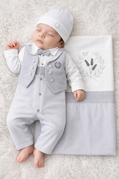 Sovereign Ivory Collection Signature Luxury Baby Boy Hospital Set Premium Gift Box