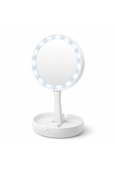 Generic مرايه دائرية مع اناره LED