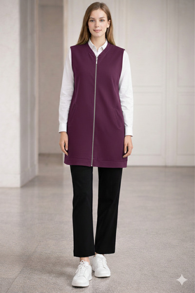 sarıdağ سترة من القطن الممشط، سترة محتشمة