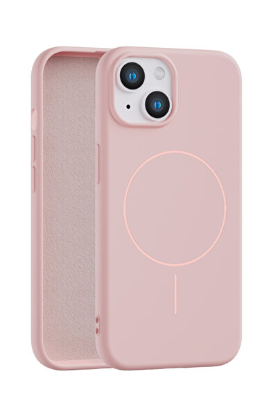 Vissona iPhone 15 Uyumlu İçi Kadife Magsafe Wireless Şarz Özellikli Telefon K...