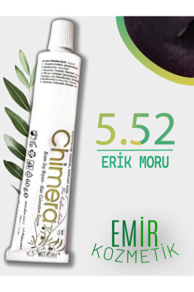 CHİMERA Yarı Bitkisel Saç Boyası No 5.52 - Erik Moru 60ml
