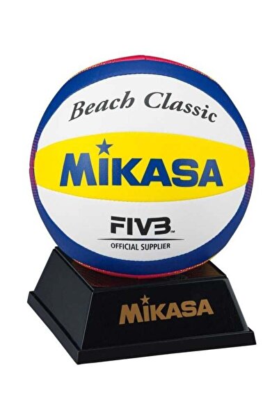 MIKASA كرة طائرة شاطئية صغيرة من الجلد الصناعي BV1.550C