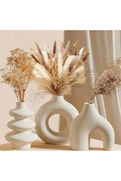 Genel Markalar Dekoratif3lü İskandinav tarzıVazo mumluk Set Vazo