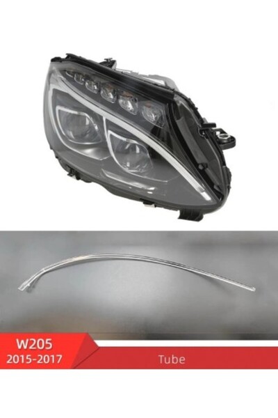 Xenon Bright Reparație DRL far dreapta cu fibră optică Mercedes-Benz Clasa C ...