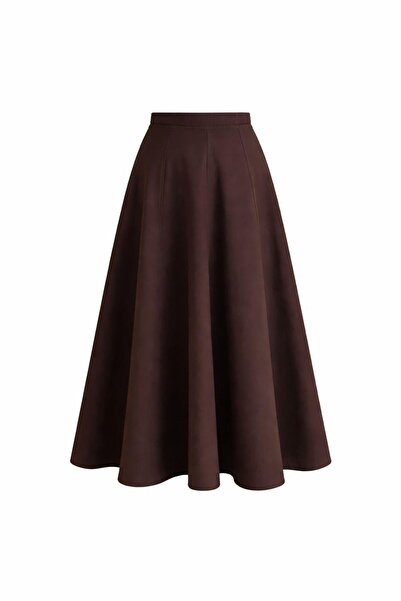 HAZELANNA Godeli Brown Skirt