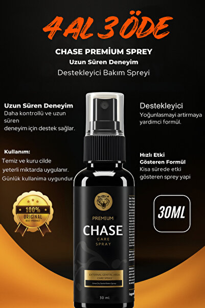 Chase Care For Man Spray Long Time Premium Uzun Deneyim Sprey 30 ML