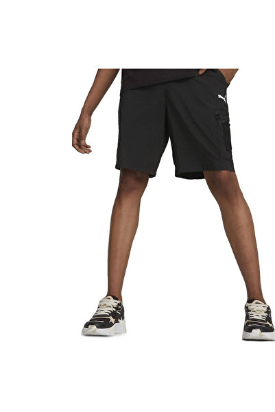 Puma Ανδρικό υφαντό μαύρο σορτς ανοιχτού δρόμου67340301