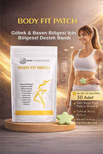 waw international Body Fit Patch – Göbek Bandı 30’lu | Sıkılaşmaya Yardımcı •...