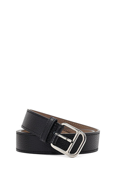 Derimod Men's Black Leather Belt 000A2D13075Ft