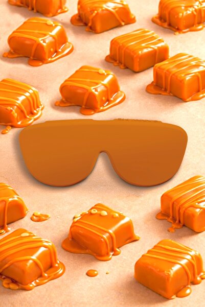 CARRY Me Case Karamel Katlanabilir Silikon Gözlük Kılıfı